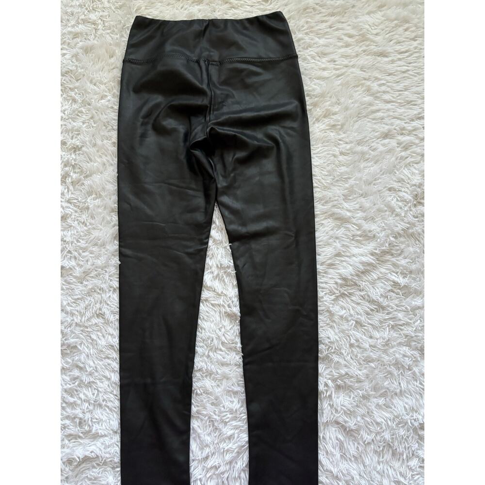 Seven for All Mankind women's sz. S black faux leather pants. Great shape - Picture 8 of 10
